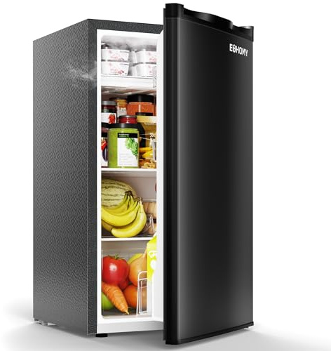 93L Under Counter Fridge, Small Fridge Freezer with 7-Stage Thermostat | Compact Size