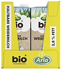 Arla Bio Haltbare Weidemilch 3,8% Fett (12 x 1L)