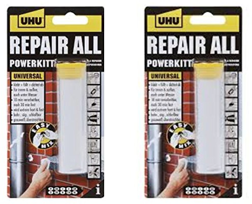 2 x UHU repair all Powerkit 2-Komponenten-Kleber 60g