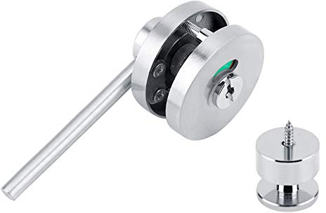 Indicator Door Lock,Toilet Door Locks, Silver Dead Bolts,Zinc Alloy Bolt Vacant Engaged Privacy Indicator Lock,Cubicle Lock Keep, Bathroom Partition Rotating Door Lock for Public Toilet Restroom