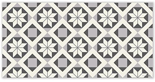 mubusi Alfombra Vinílica Cocina Salón - Varios Tamaños - (Sur Gris 60x120 cm)