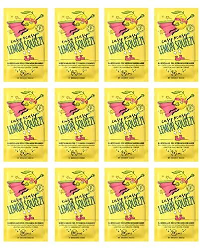 12er Pack Dresdner Essenz Badeschaum Easy Peasy Lemon Squeezy 12 x 60 g Badezusatz vegan