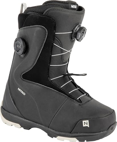Nitro Cypress Boa Dual '24 All Mountain Freestyle Schnellschnürssystem Boot Snowboardboot Barco de Snowboard, Mujeres, Negro, MP 25.5 // EU 39 1/3 // US WMN 8