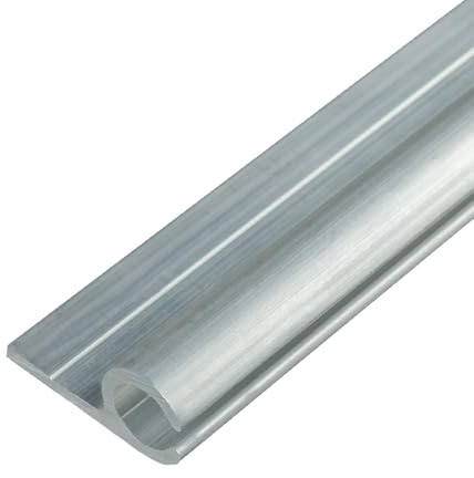 LYSEL® Kederschiene Kederleiste Kederprofil 15x30mm pressblank 3m 45° Ø10mm für Keder 5-9mm