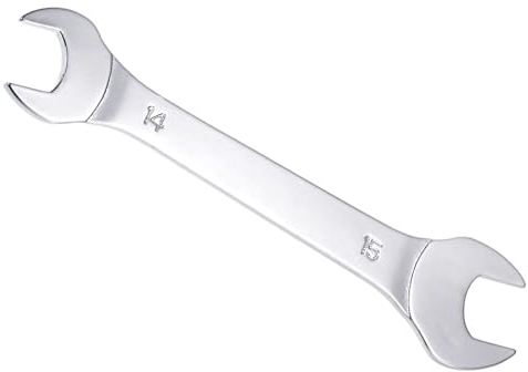 CoCud Chiave a Bocca Sottile Aperta, Metrica 14mm x 15mm, Doppia Estremità Sottile - (Applicazioni: per Dadi Sottili, Spazi Stretti), 1 Pezzo