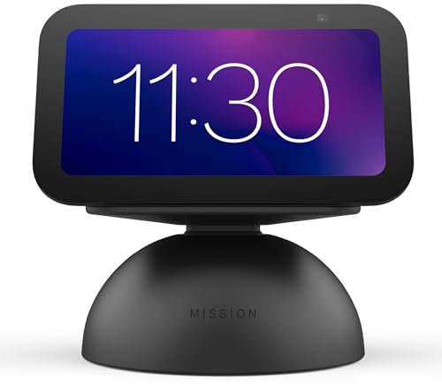 Echo Show 5 (3rd generation (2023 release)), Charcoal + Made for Amazon Battery Base, Charcoal