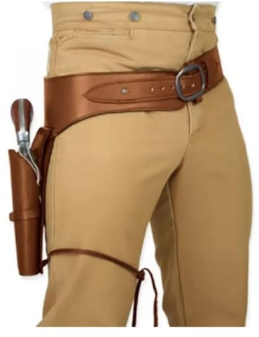 Mittelalter Vintage PU Leder Pistole Holster für Western Cowboy Halloween Cosplay Kostüm Taille Zubehör