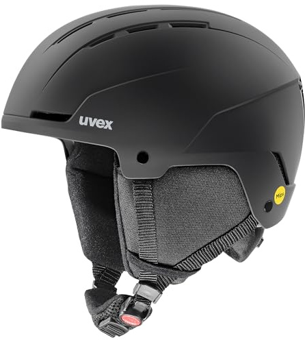 uvex Glance MIPS Skihelm, Black matt, 58-62 cm