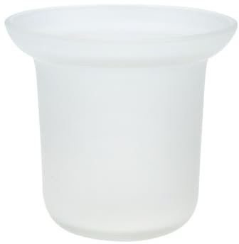GENERISCH Toilettenbürstenhalter Aus Glas Mit Mattem Finish Stabiler Bürstenhalter Für Badezimmer Zur Aufbewahrung Von Toilettenbürsten Geeignet Für Zuhause Hotels Und Büros