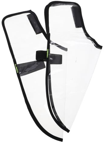 Transparenter Wiederverwendbarer Pvc Überschuh für Friseure, Atmungsaktiv | Schutz Beim Haareschneiden, für Friseure und Haarschneider, Klein, Haarabwehr, Salon, Heimgebrauch