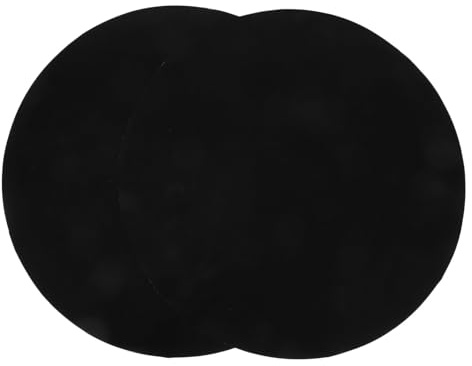 HAKIDZEL 2 Pièces Tapis Cuisson Rond Antiadhésif Tapis Grillage Barbecue Réutilisables PTFE pour Cuisson Facile et Nettoyage Rapide Accessoires Légers pour Grillades Extérieur