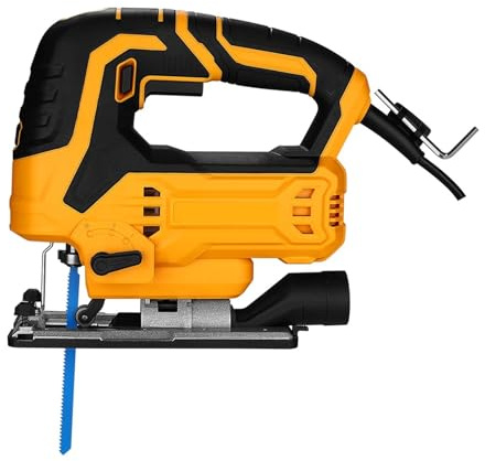 Seghetto Alternativo For Lavorazione Del Legno, Utensili Elettrici, Elettrica Con Lama, Chiave, Guida E Righello Taglio Preciso