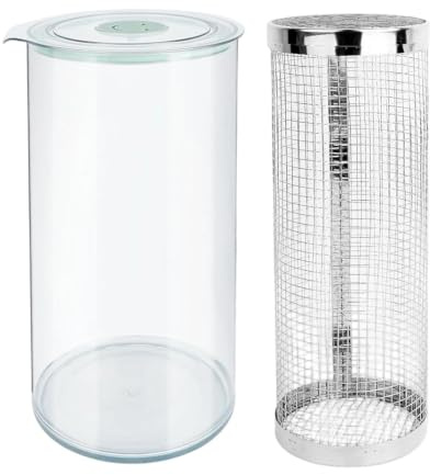 Genérico Sacudidor Para Rebozar,Rodillo Transparente De 360 Grados | Recipiente De Rebozado Con Tapa,Para Cocinar Hornear Acampada Preparación De Comidas Fritura Profunda