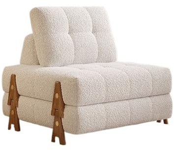 Modern Hopfällbar bäddsoffa, hopfällbar gästsäng, konvertibel lounge vilstol Sleeper, multifunktionell stolsäng for vardagsrummet Sovfåtölj