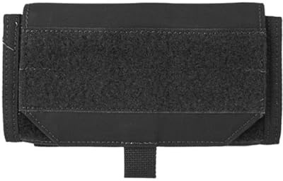 DWCYZXL Borsa tattica per mappe MOLLE, multifunzionale, con tasca sul petto, pieghevole, per escursionismo, campeggio, caccia, accessori (BK)