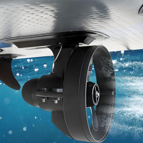 Elektrisches Surfbrett mit motorisierter Flosse – ferngesteuerter Stealth-Antrieb für Angler & Familien, 20-Ah-Akku, 216-W-Unterwasser-Thruster für SUP und Kajakfahren