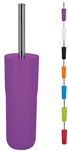 Spirella - Brosse WC avec Support Cocco, Permet Un Nettoyage Efficace, Design Moderne et Finitions élégantes, Facile à Nettoyer, Solide et fiable, Violet