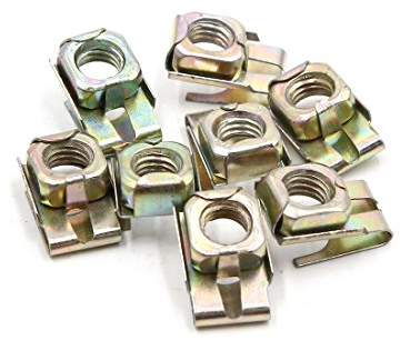 sourcing map Clips De Retenue U-Type pour Fixation Câbles 8mm 8Pcs