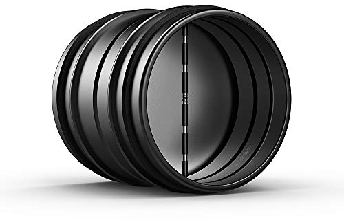 AC Infinity Clapet anti-retour de 150 mm, insert jetable de canal de flux d'air avec lamelles rabattables à ressort pour canaux de 150 mm dans les hottes aspirantes et les ventilateurs de salle de