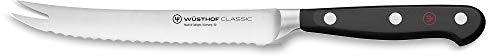 WÜSTHOF Classic Tomatenmesser 14 cm, Schwarz,silber