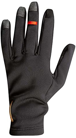 PEARL IZUMI Men's Thermal Cycling Glove, Lightweight & Durable Bike Grip with a Soft Wool-Like Synthetic Leather Palm & Thermal Fabric, for Outdoor Activities, Black, Large