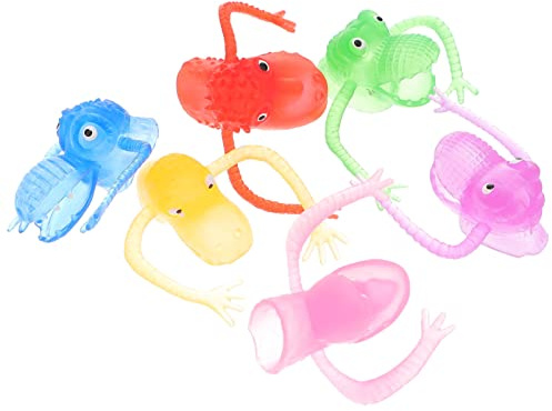Gadpiparty 20 Pièces Marionnettes à Doigts Jouets De Bain Doigt Famille Marionnettes Jouets Extensibles De De Creepy Monstres Rampant Animal Enfant De Bébé
