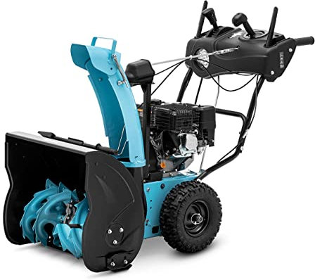 hillvert HT-ST-650 Fraise à Neige Largeur de dégagement de 565 mm 196 cm³ Déneigeuse Thermique Fraise a Neige Thermique Déneigeuse Professionnelle