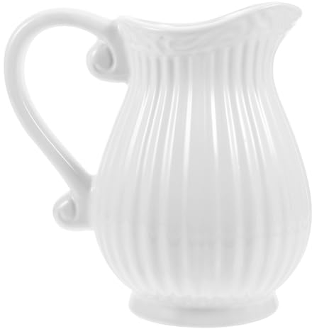 Cabilock Vase à Fleurs Pichet en Céramique Vintage, Décor Artistique en Céramique, Style Campagne, Décoration Intérieure pour Maison Et Bureau