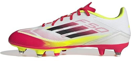 adidas Unisex - Vuxen F50 LEAGUE Football boots Soft Ground, core black/iron met./lucid red, 41 1/3 EU