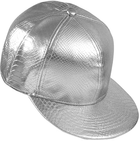 Eigso Unisex Metallic Baseball-Hüte für Männer Frauen Snapback Flache Krempe Baseball-Hüte einstellbar