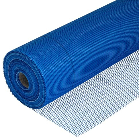 Dalsys Armierungsgewebe 165 g/m², 4x4mm WDVS- und VWS System 50m² (50m x 1m) Glasfasergewebe für Fassadendämmung, Made in EU