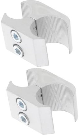 COLLBATH 2 Stück Metall Rohrschellen Für Rollstuhl 19mm/25mm Aluminiumlegierung Befestigungsklemmen Schnellmontage Rollstuhl Zubehör