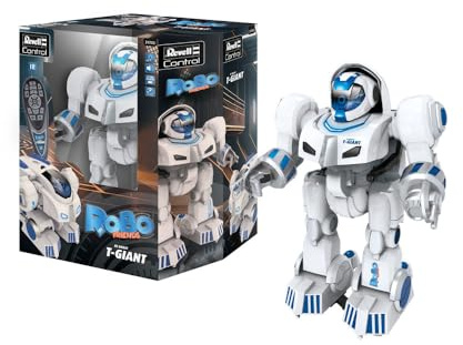 Revell RC, T-Giant Roboter, Interaktiver Roboter mit Soundeffekten und Musikwiedergabe, Einzigartige Transformation per Fingerabdruck, Programmierbare Bewegungsabläufe, Tanzen mit Musik