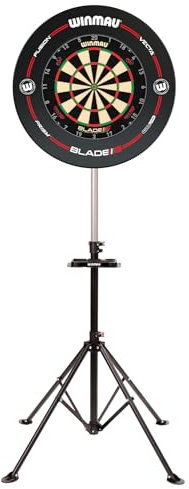 Winmau Blade 6.0 Triple Core Dartscheibe, Xtreme-Ständer & Pro-Line Surround Darts-Bundle
