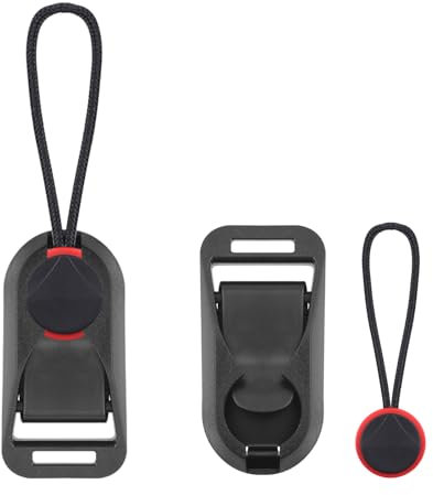 Gosknor 2pcs Camera Strap Quick Release Buckle, Camera Strap Quick Release Clips Camera Wrist Strap Quick Release Buckles Camera Neck Strap Ring Connectors for Most SLR DSLR Compact Cameras