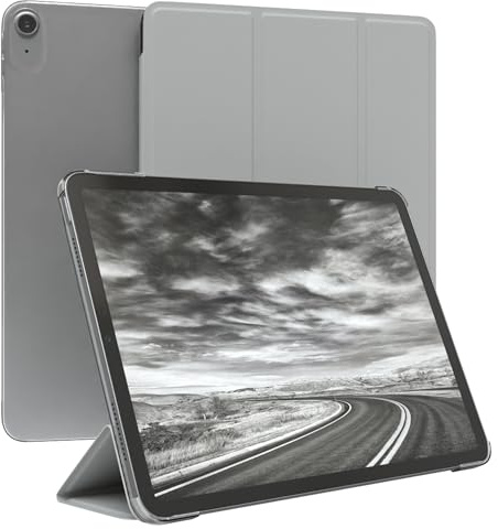 EAZY CASE - Skyddshölje för Apple iPad Air 11 M3 (2025) Smart Cover Tablet Smartcase med ställfunktion Flip ståfunktion Sleep Wake Up Syntetiskt läder Grå