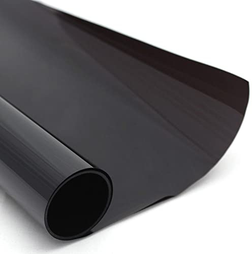 Lamina Solar Coche Homologada 5/25/50% Ventana negra Película de vidrio Pegatina de vidrio Solar Sombra Film for automóvil Uva Películas protectores de aislamiento Películas Auto Home Roll Tintado De