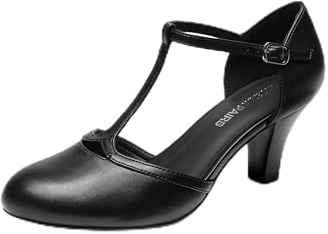 DREAM PAIRS Women's Pumps - Classic Comfort,Size 7,Black-Pu,SDPU26001W