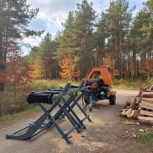 Fendeuse de bûches hydraulique, machine à fendre le bois double direction pour bûches jusqu'à 30,5 cm, équipement de traitement du bois de chauffage portable et efficace pour une utilisation