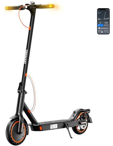 TODIMART E Roller mit Blinker und App T3S, Reichweite von 30–35 Km, einen 36V 7,8Ah Akku und ist EIN Faltbarer E Scooter Roller für Erwachsene mit Pannensicheren Wabenreifen