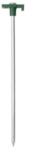 Zeltheringe 24 STK. 25 cm 7 mm aus verzinktem Stahl und PP, robust, erdverankert, ideal für Camping, Zelt, Plane, Outdoor-Zubehör und sichere Befestigung