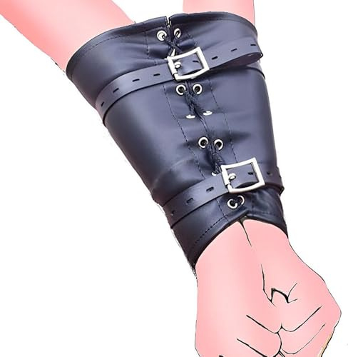 SHKFNSNCCC Sex Bondage Set Fessel Handschellen Fußfesseln Adjustable Handcuffs Tight Handschellen Sex Spielzeug Paare Aus Leder Cosplay Sexspielzeug Für Paare Männer Frauen