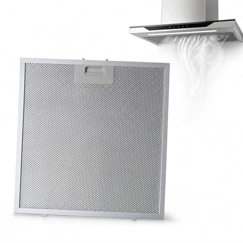 5-Layer Aluminium Cooker Hood Filter, 330 x 320 mm Grease Filter Range Hood Filters, Replacement Compatible with for and for SIEMENS Cooker Extractor Fans