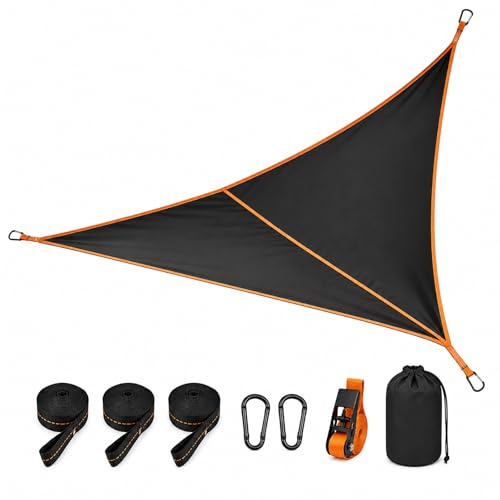 Generico Amaca da Campeggio Triangolare Extra Large, Tenda Sospesa Portatile Multiposto con Cinghie E Sacca, Portata Fino A 227 kg, Design Aereo for Avventure All'Aperto