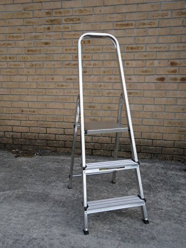 Youngman 3 Tread Atlas Trade Light Weight Aluminium Platform Step Ladder