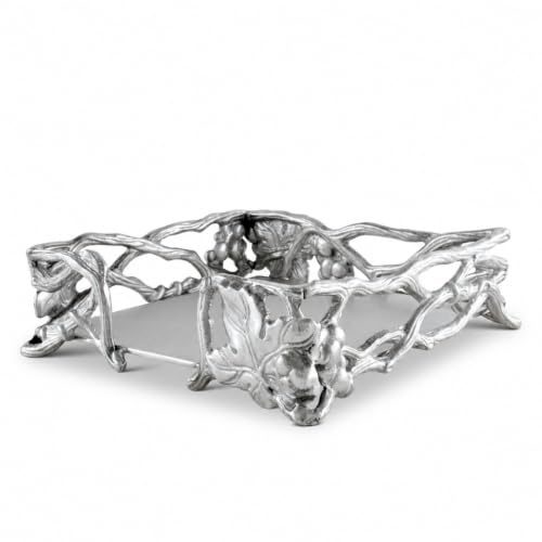 Arthur Court Serviettenhalter, Aluminium, Mediterranean, Silber