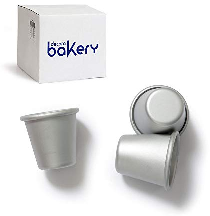 DECORA 5062961 BACKFORM FÜR Baba' AUS ELOXIERTEM Aluminium 50 ST 3,5 X 3,5 cm