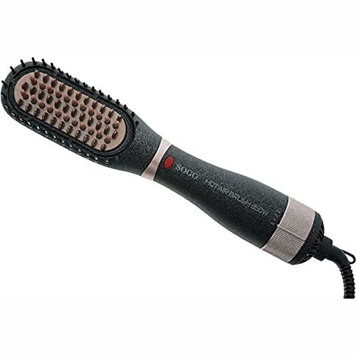 Soho Cepillo Alisador Straightener Brush - Tecnología de Calor Rápido para un Alisado Suave y Brillante, Ideal para Todo Tipo de Cabello (SS-3860)