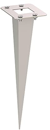 ledscom.de Pincho de jardín, para POMI y POKU, acero inoxidable, 18cm, 6,5 x 5cm