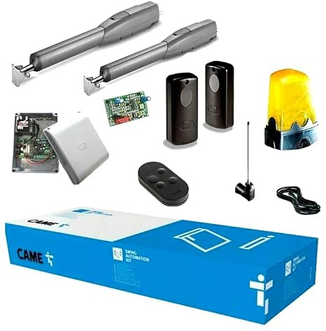 KIT AUTOMAZIONE CANCELLI 2 ANTE BATTENTI MAX 3MT E 400KG CAME KIT ATS 8K01MP-024